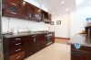 Lake view apartment for rent on Tran Vu, Truc Bach, Ba Dinh